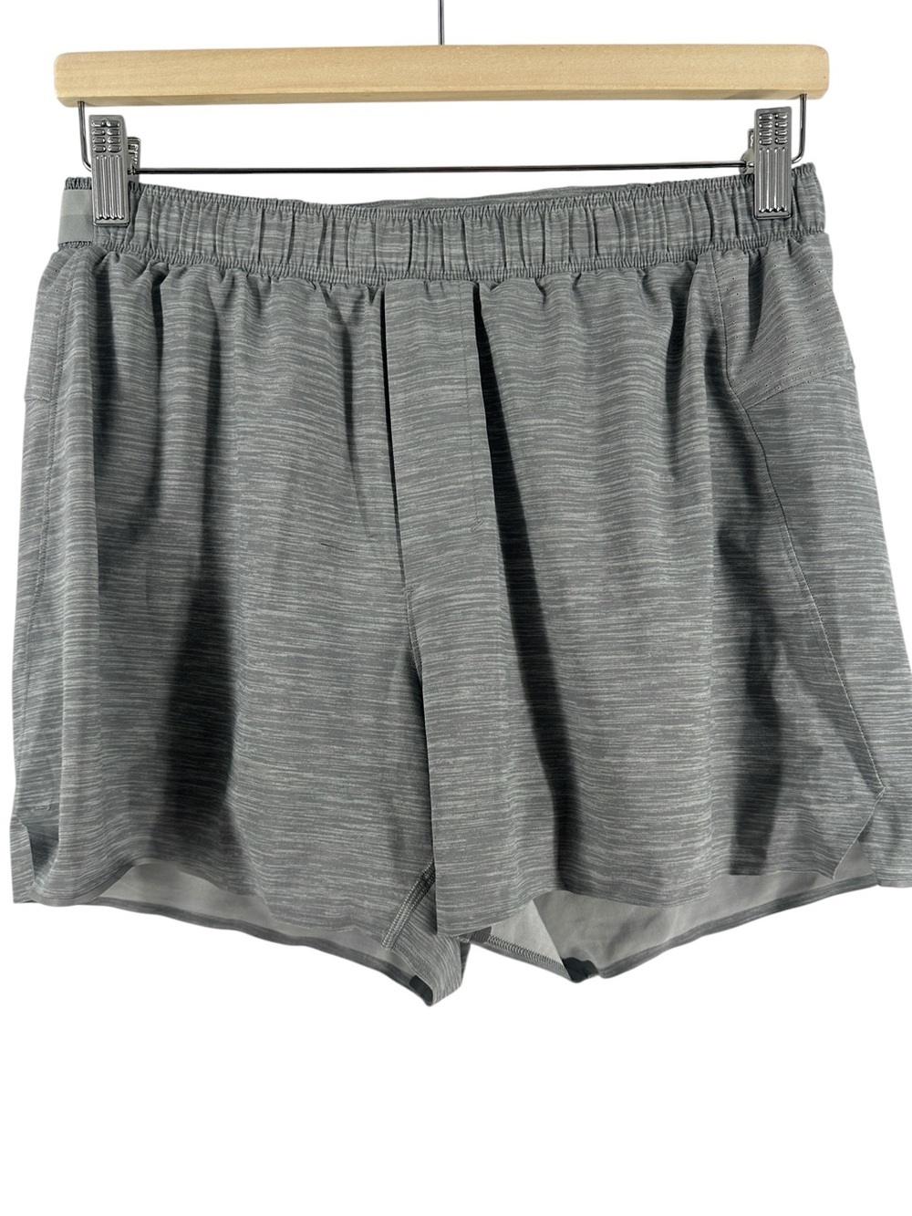 Lululemon Surge Short Out Of Mind Liner grey gym workout running sz M